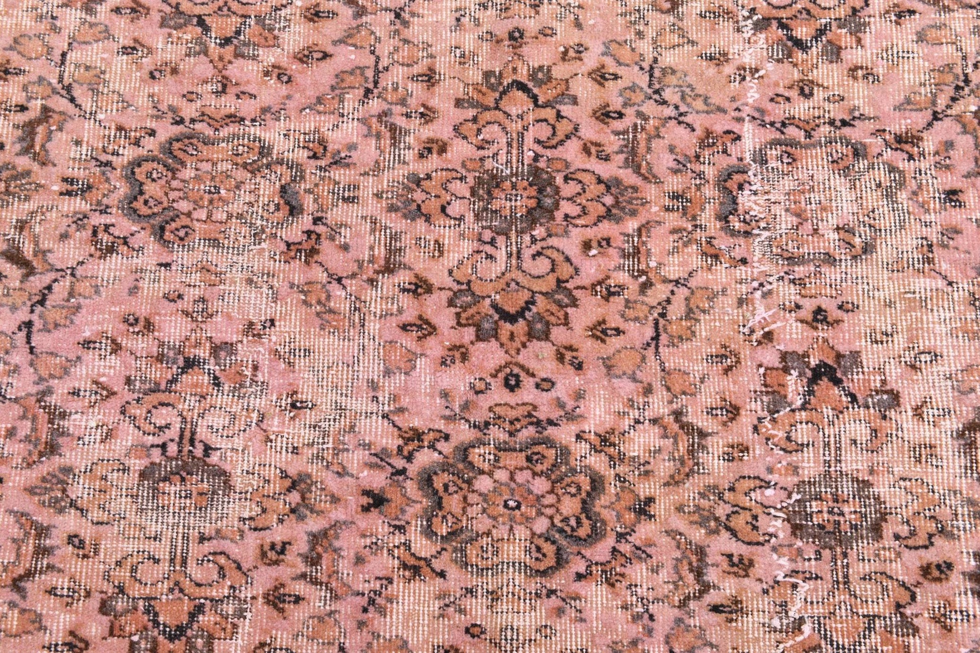 7' x 9' Pink Turkish Vintage Rug  |  RugReform