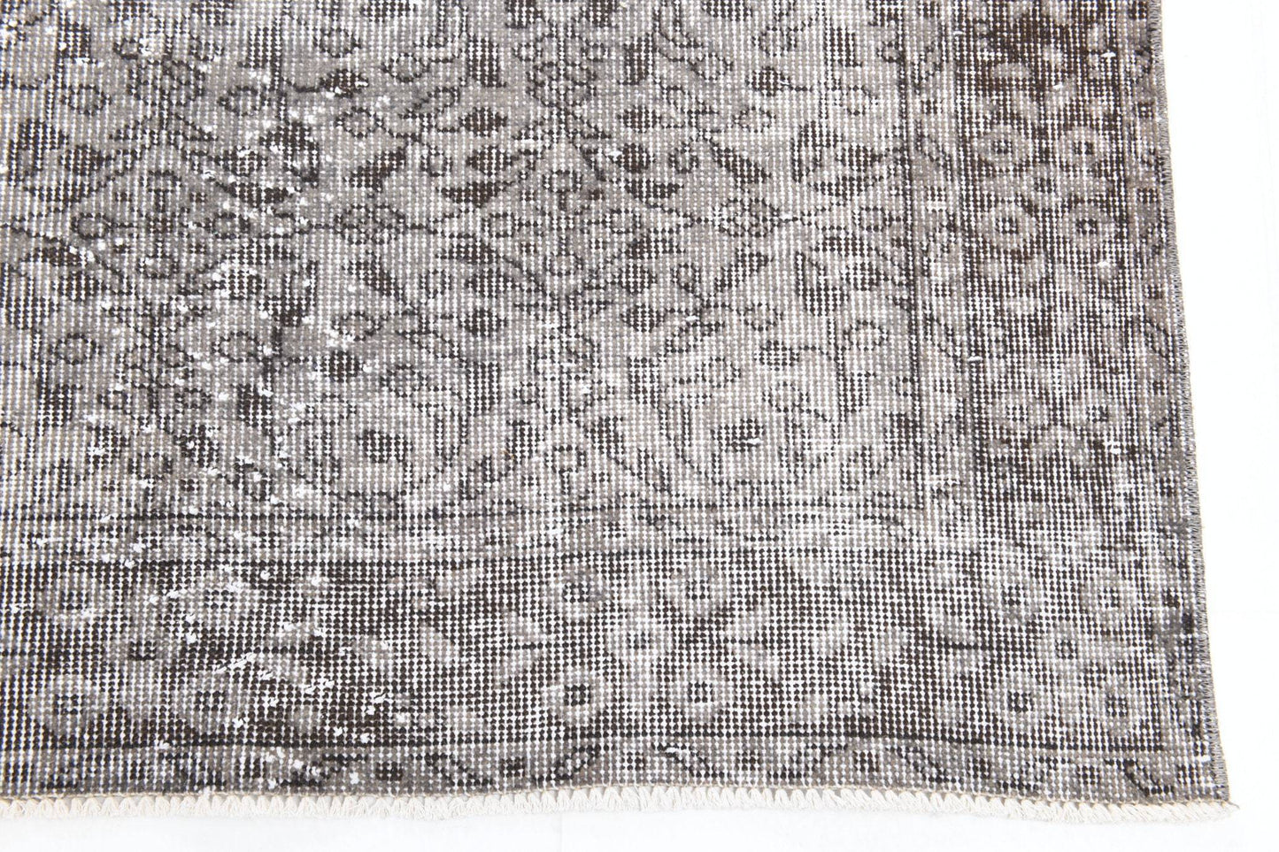 3' x 6' Black-Gray Turkish Vintage Rug  |  RugReform