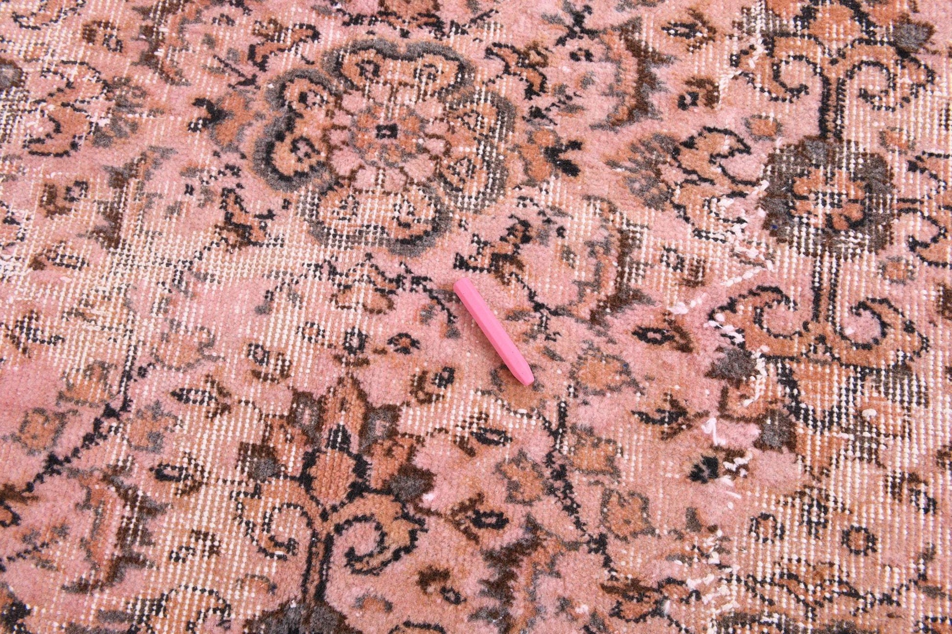 7' x 9' Pink Turkish Vintage Rug  |  RugReform