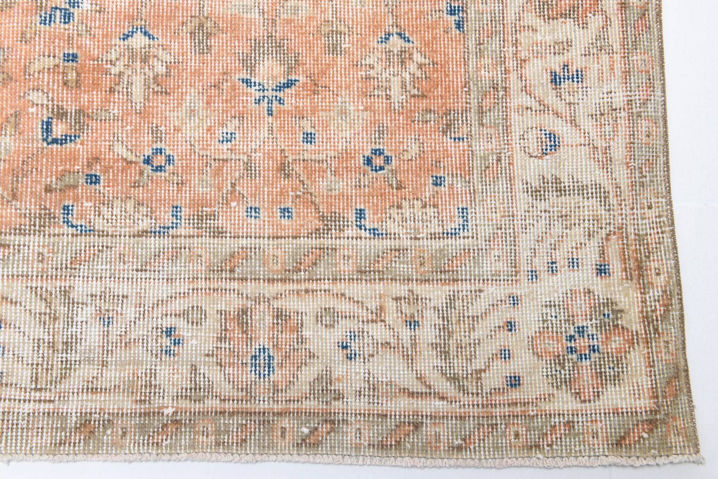 6' x 9' Tan-Ivory Turkish Vintage Rug  |  RugReform