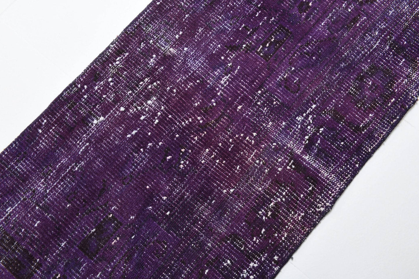 1' x 5' Purple Turkish Vintage Runner Rug  |  RugReform