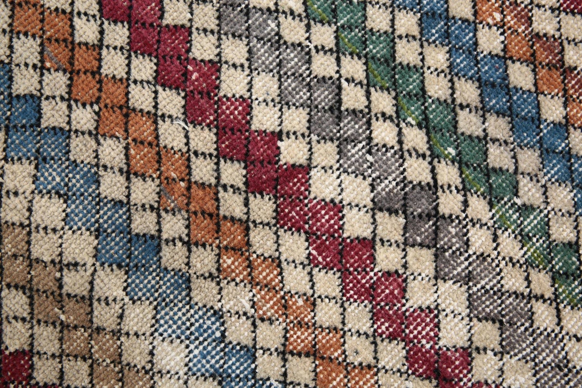 1' x 2' Multi Color Turkish Vintage Runner Rug  |  RugReform