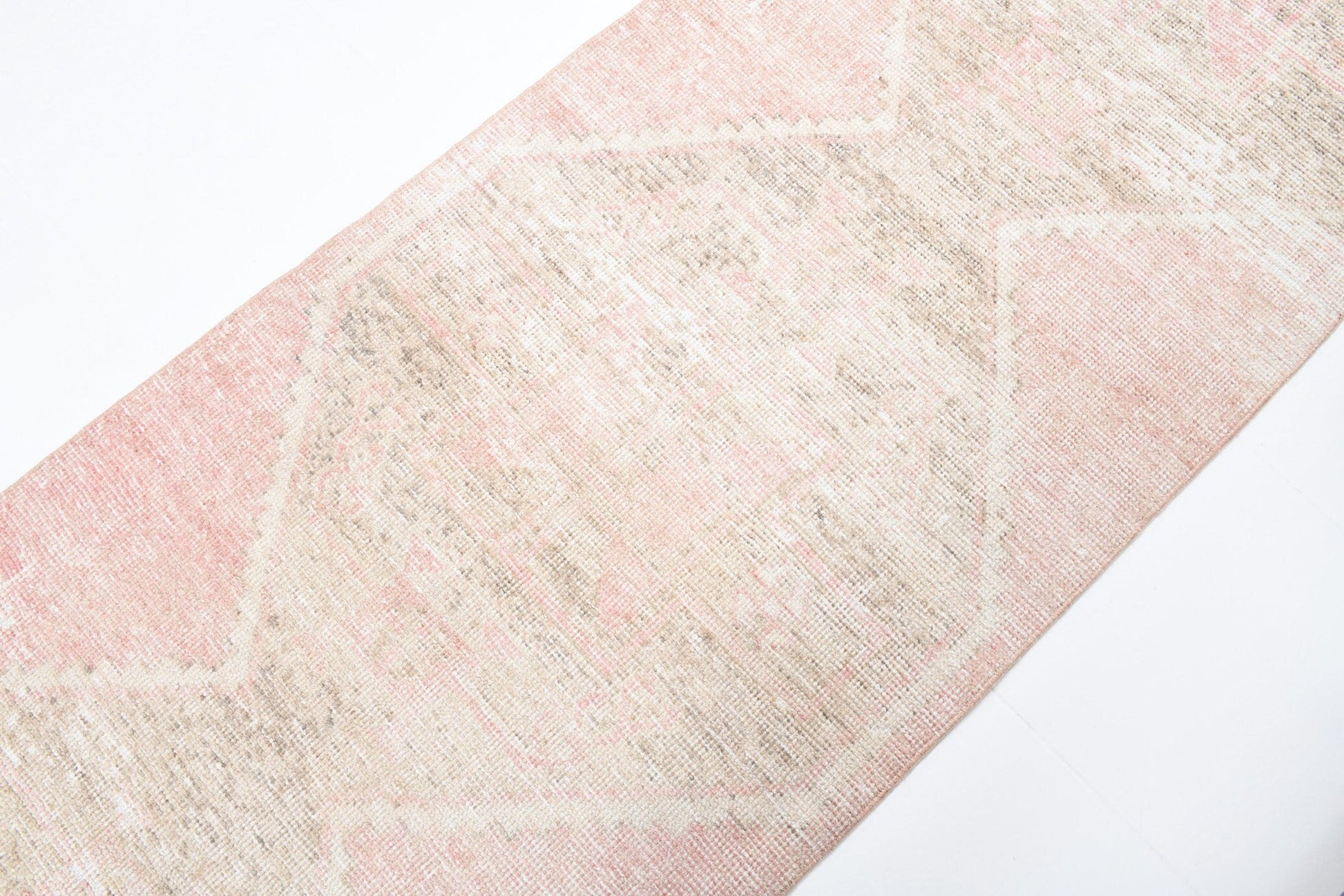 2' x 10' Pink Turkish Vintage Runner Rug  |  RugReform
