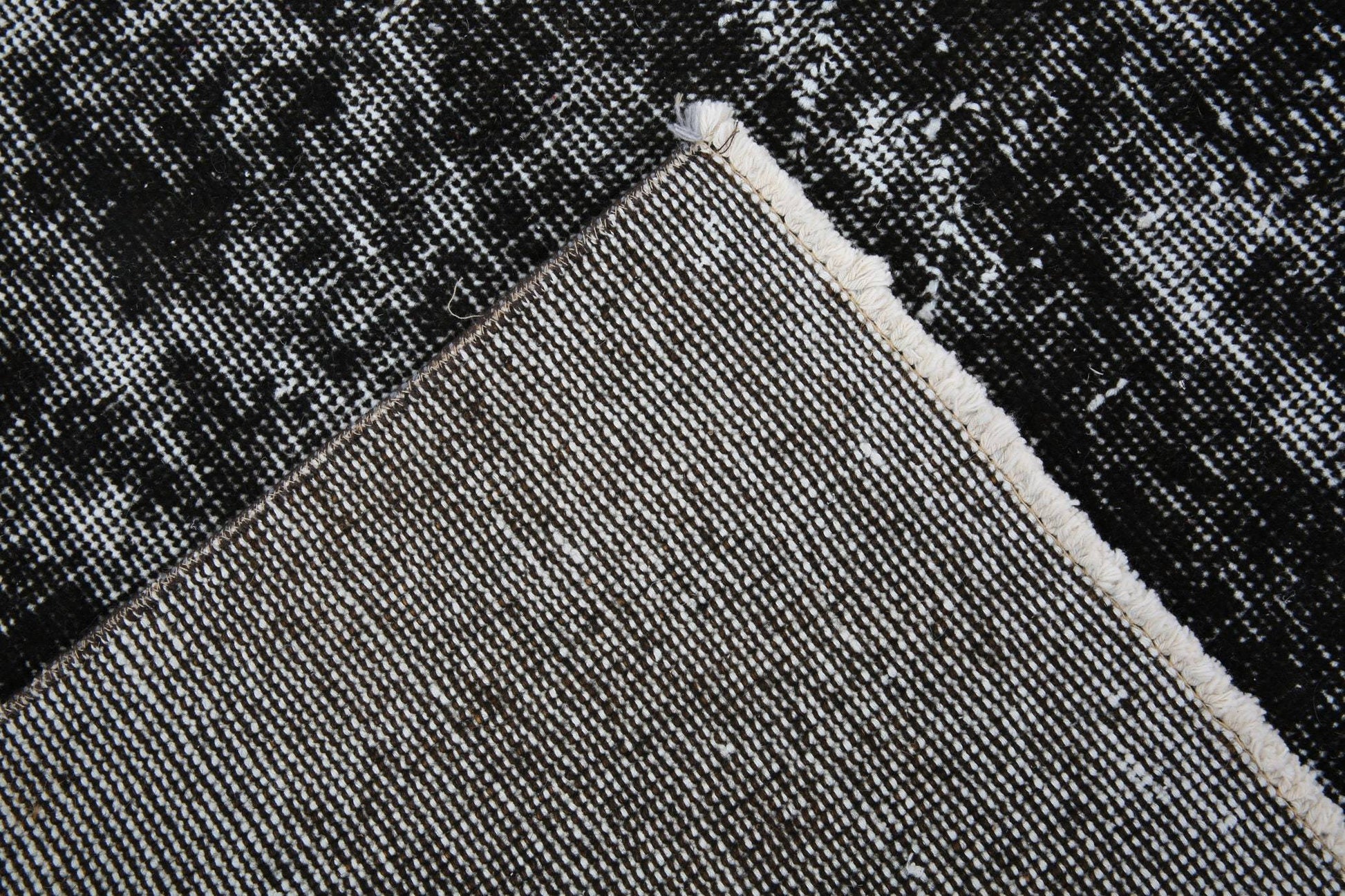 7' x 11' Black-Gray Turkish Vintage Rug  |  RugReform