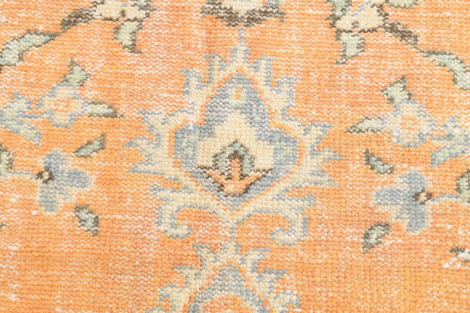7' x 10' Orange Turkish Vintage Rug  |  RugReform