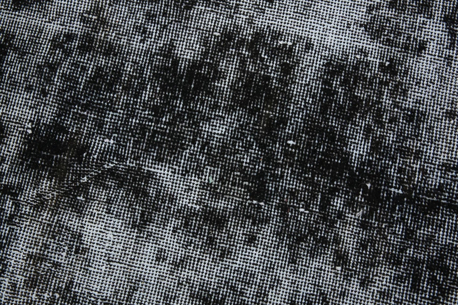 7' x 11' Black-Gray Turkish Vintage Rug  |  RugReform