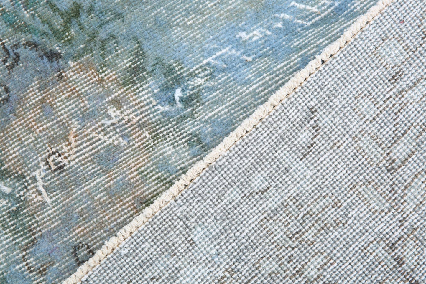 7' x 10' Vintage rug, Blue Vintage rug, Cotton Vintage rug, Dorm Vintage rug, Kids Vintage rug, Living Room Vintage rug, Nursery Vintage rug, Office Vintage rug, Oriental Vintage rug, Rustic-Primitive Vintage rug, Vintage, Wool Vintage rug, Vintage rug