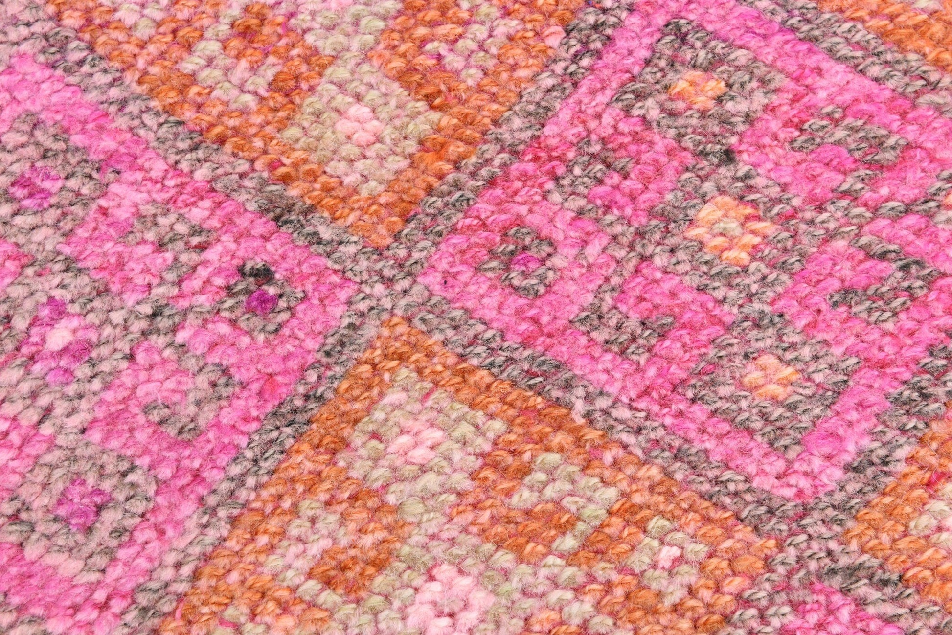 2' x 10' Pink Turkish Vintage Herki Rug  |  RugReform