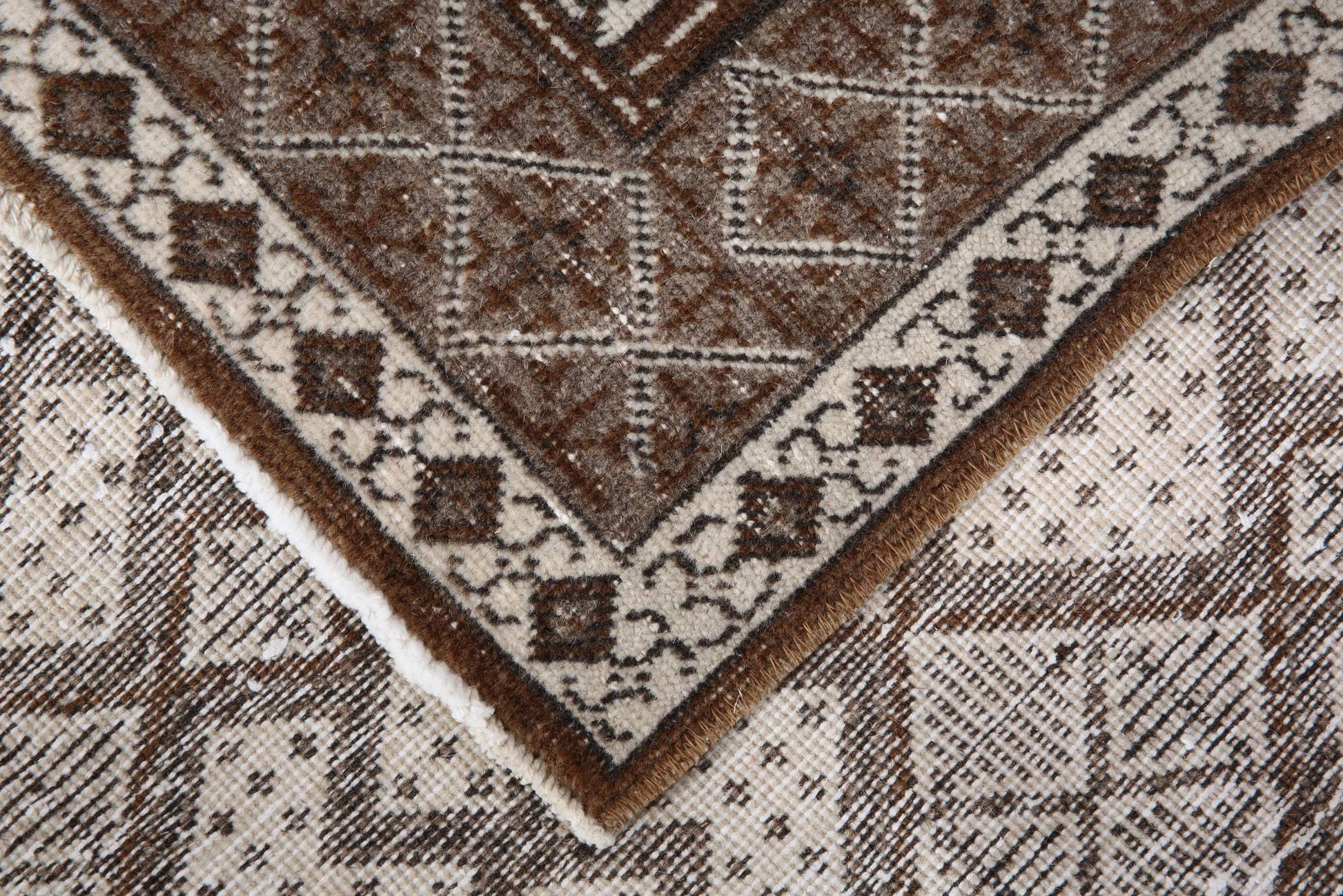 4' x 7' Brown Turkish Vintage Rug  |  RugReform