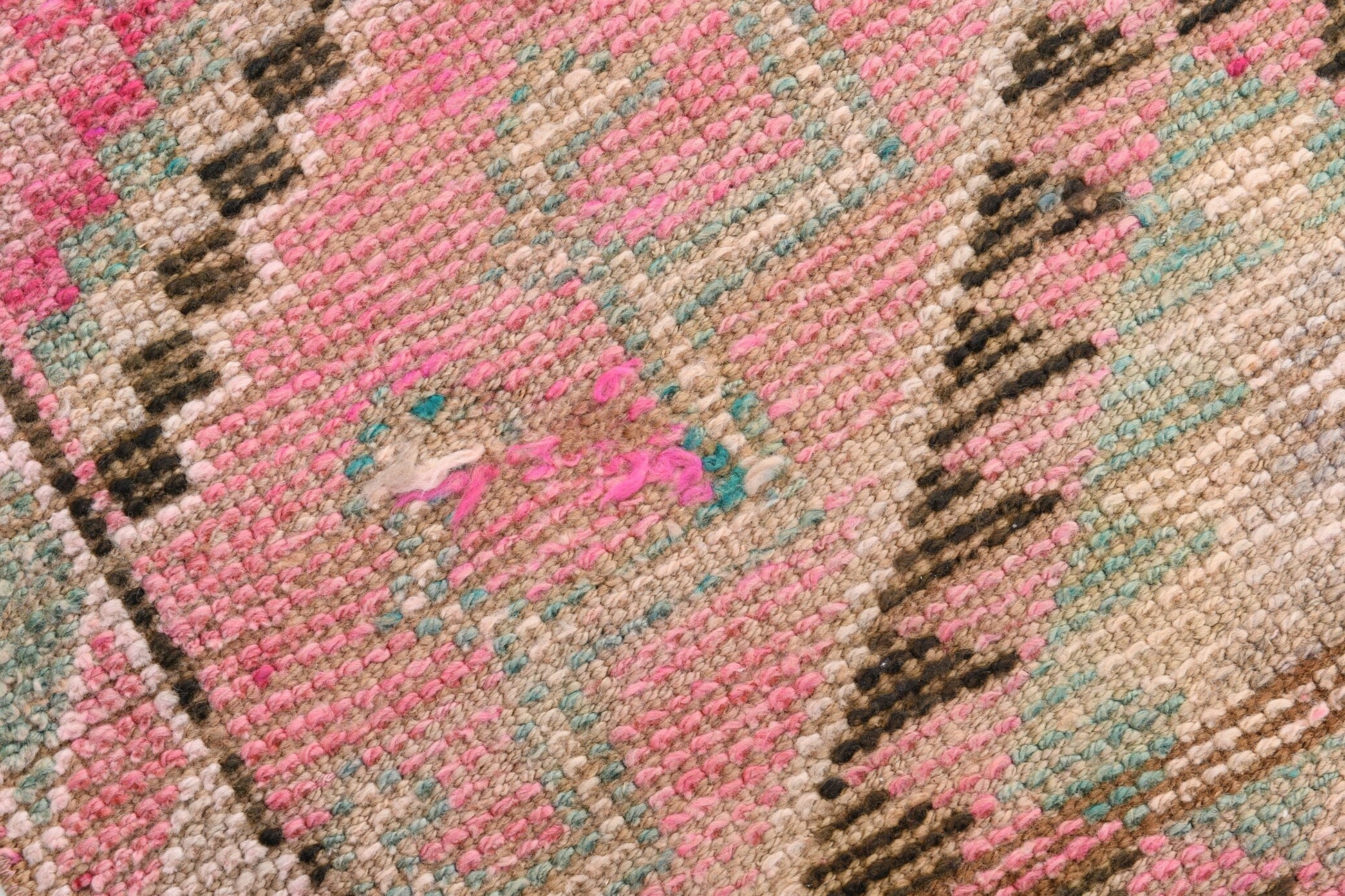 2' x 11' Pink Turkish Vintage Herki Rug  |  RugReform