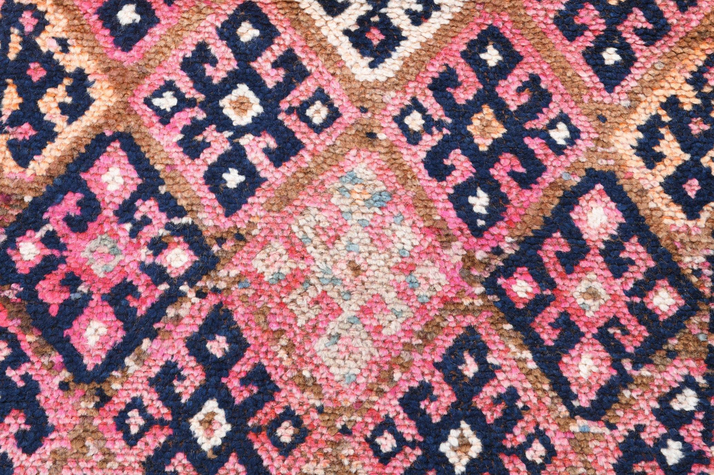 3' x 11' Pink Turkish Vintage Herki Rug  |  RugReform