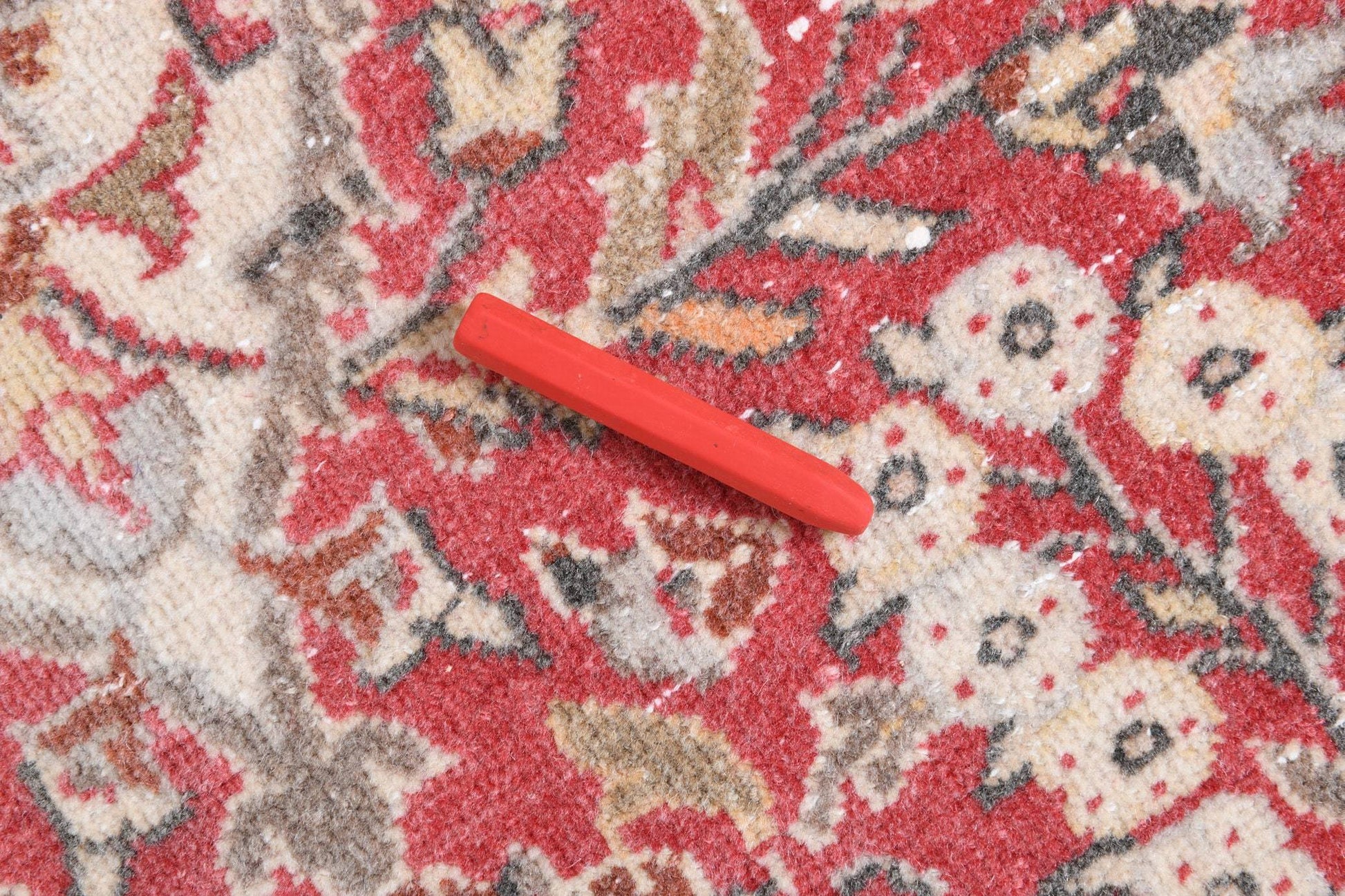 9' x 13' Red Vintage Persian Rug  |  RugReform