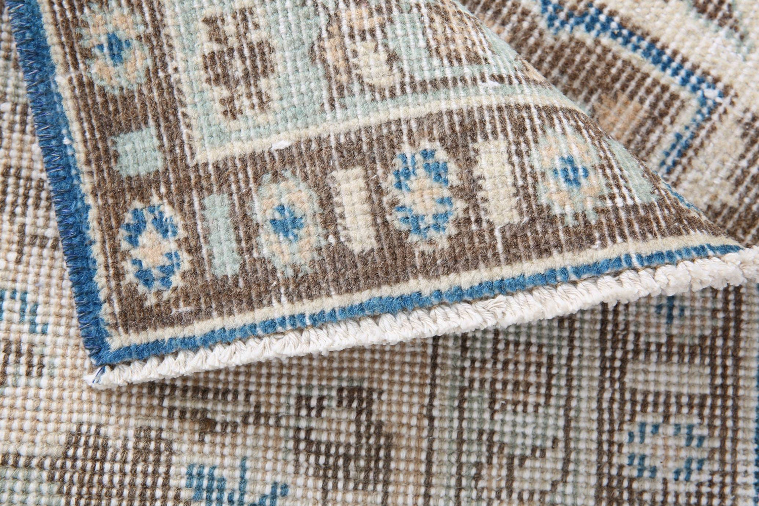Blue vintage rug