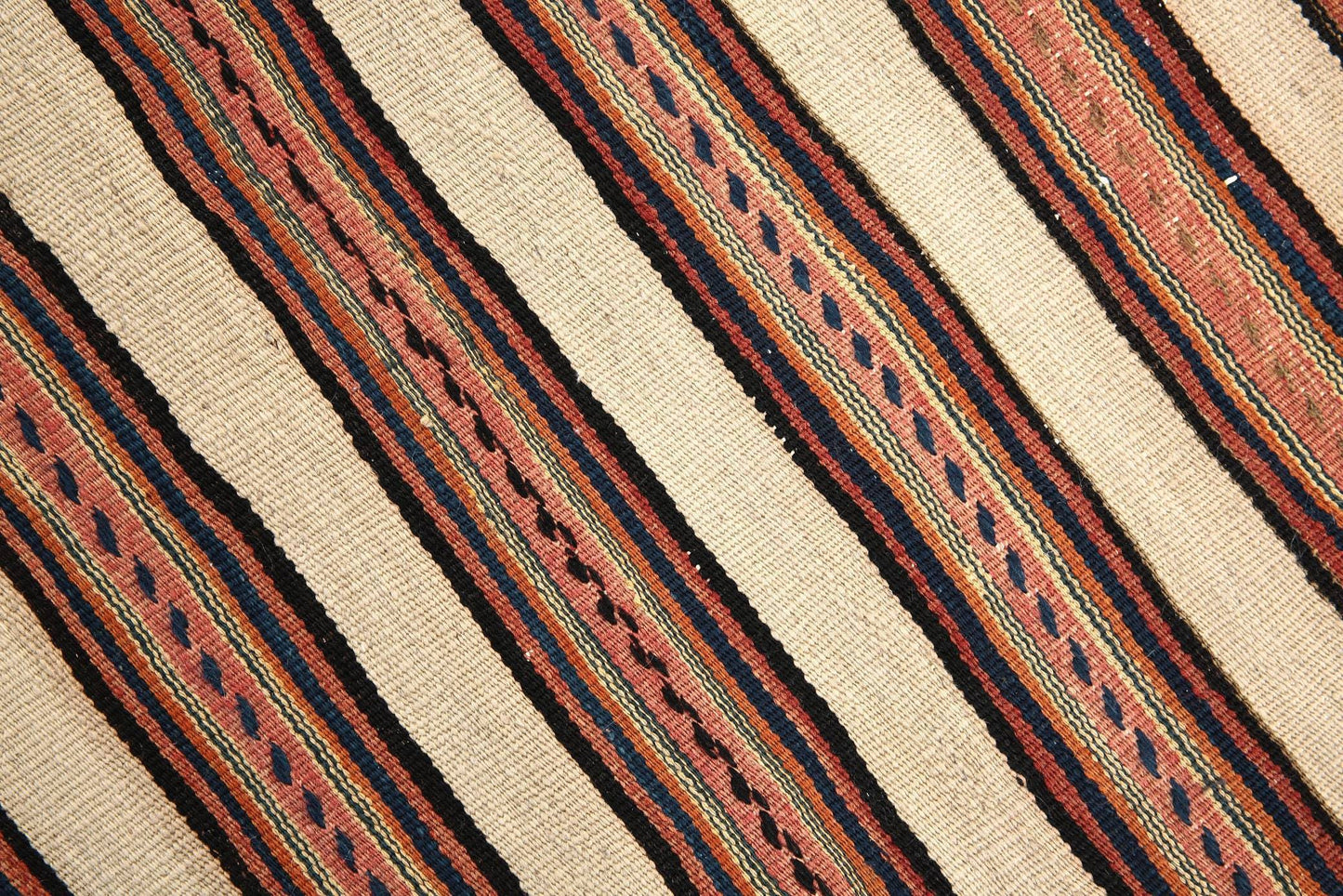 2' x 3' Tan-Ivory Turkish Kilim Old Rug  |  RugReform