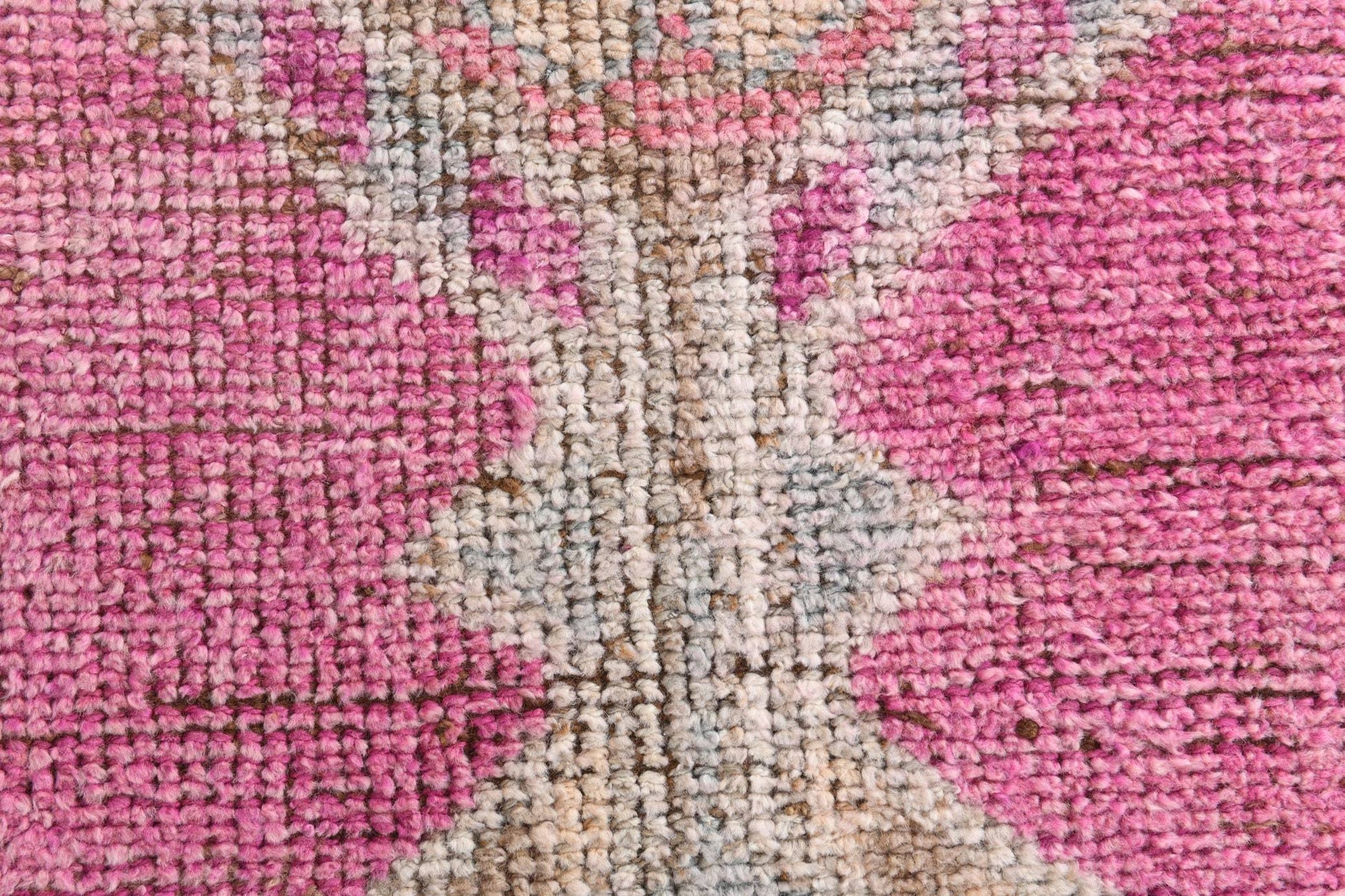 2' x 8' Pink Turkish Vintage Herki Rug  |  RugReform